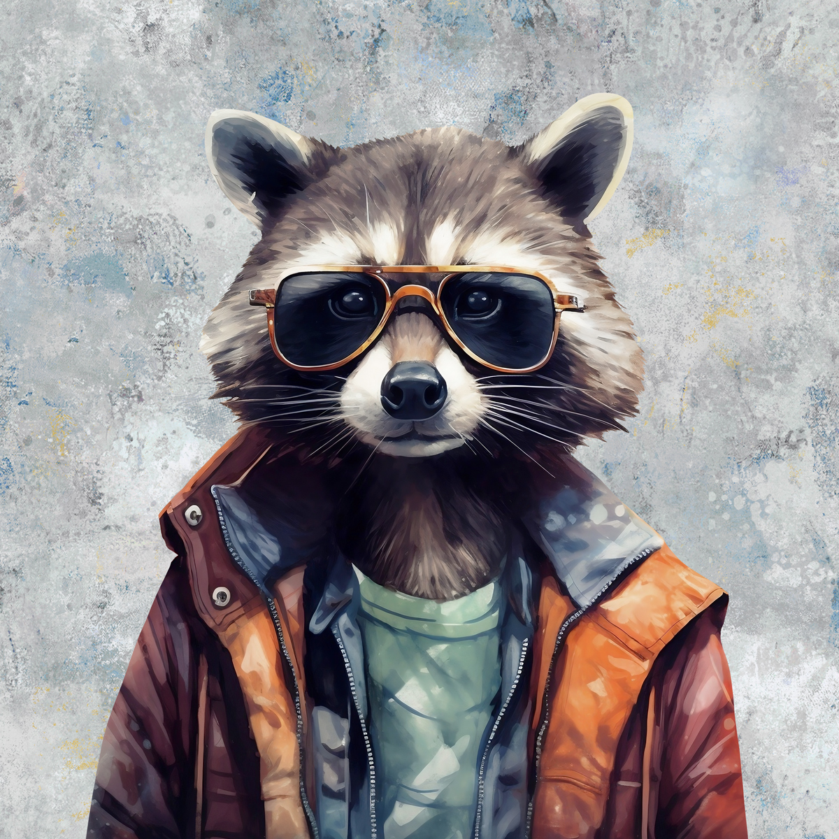 Panel teplákovina - Mýval hipster