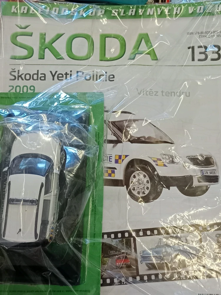 Kaleidoskop slavných vozů ŠKODA - Škoda Yeti - Policie - č. 133
