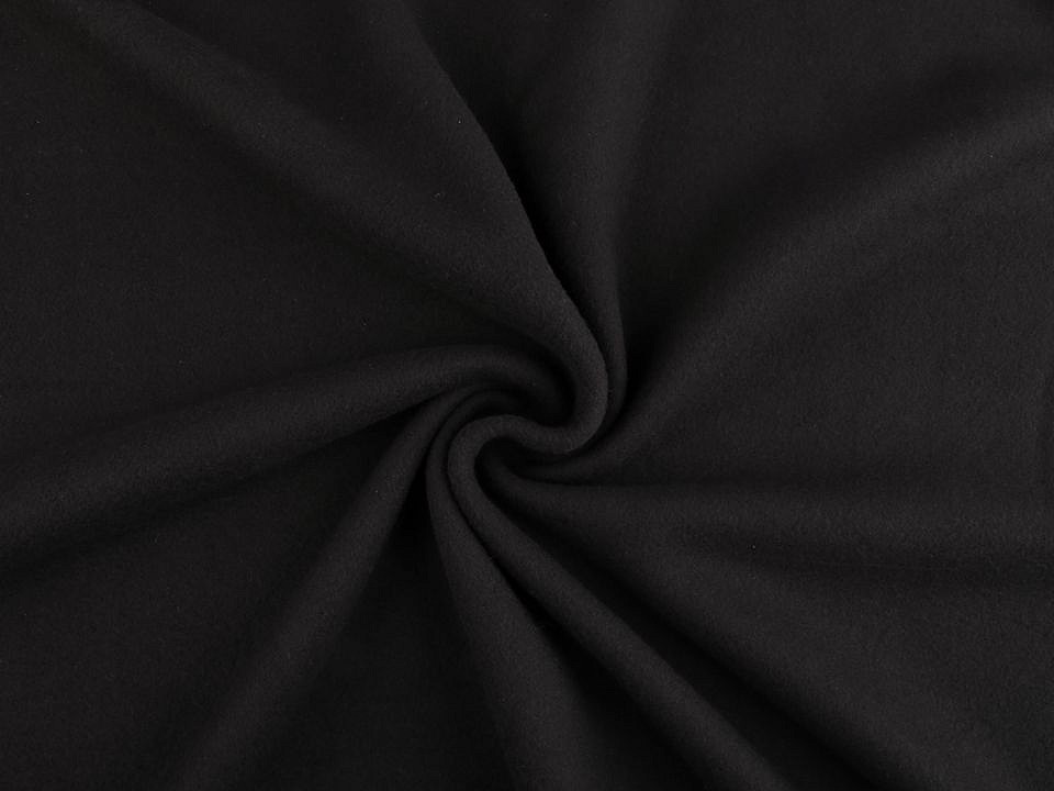 Micro polar fleece - Černá