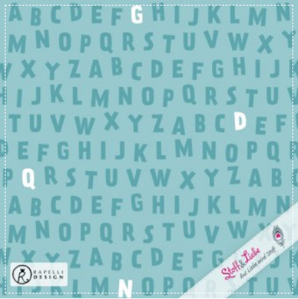 Úplet - KRTEK A ŠKOLA modrá abeceda