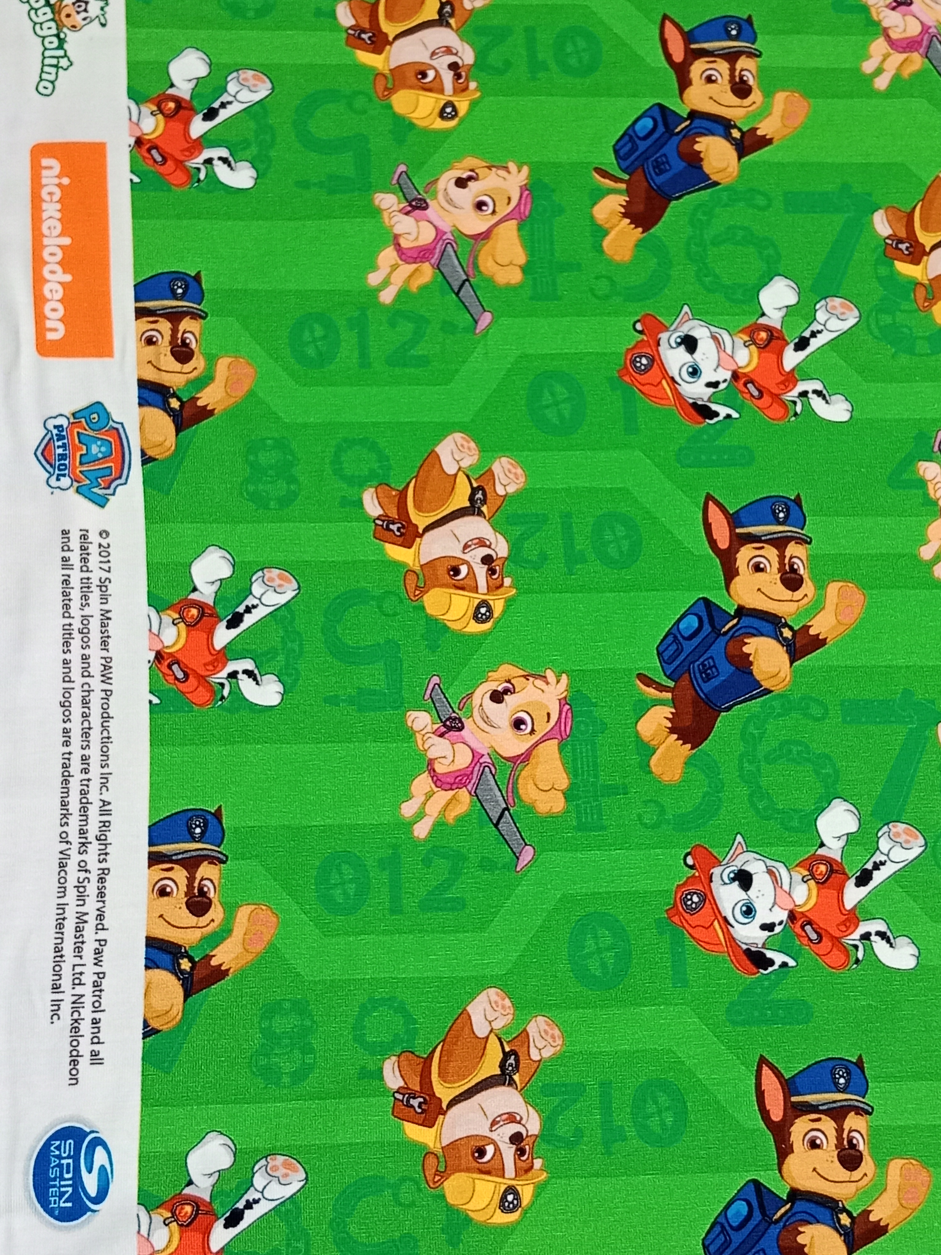 Úplet licenční - Tlapková Patrola ( Paw Patrol ) zelená