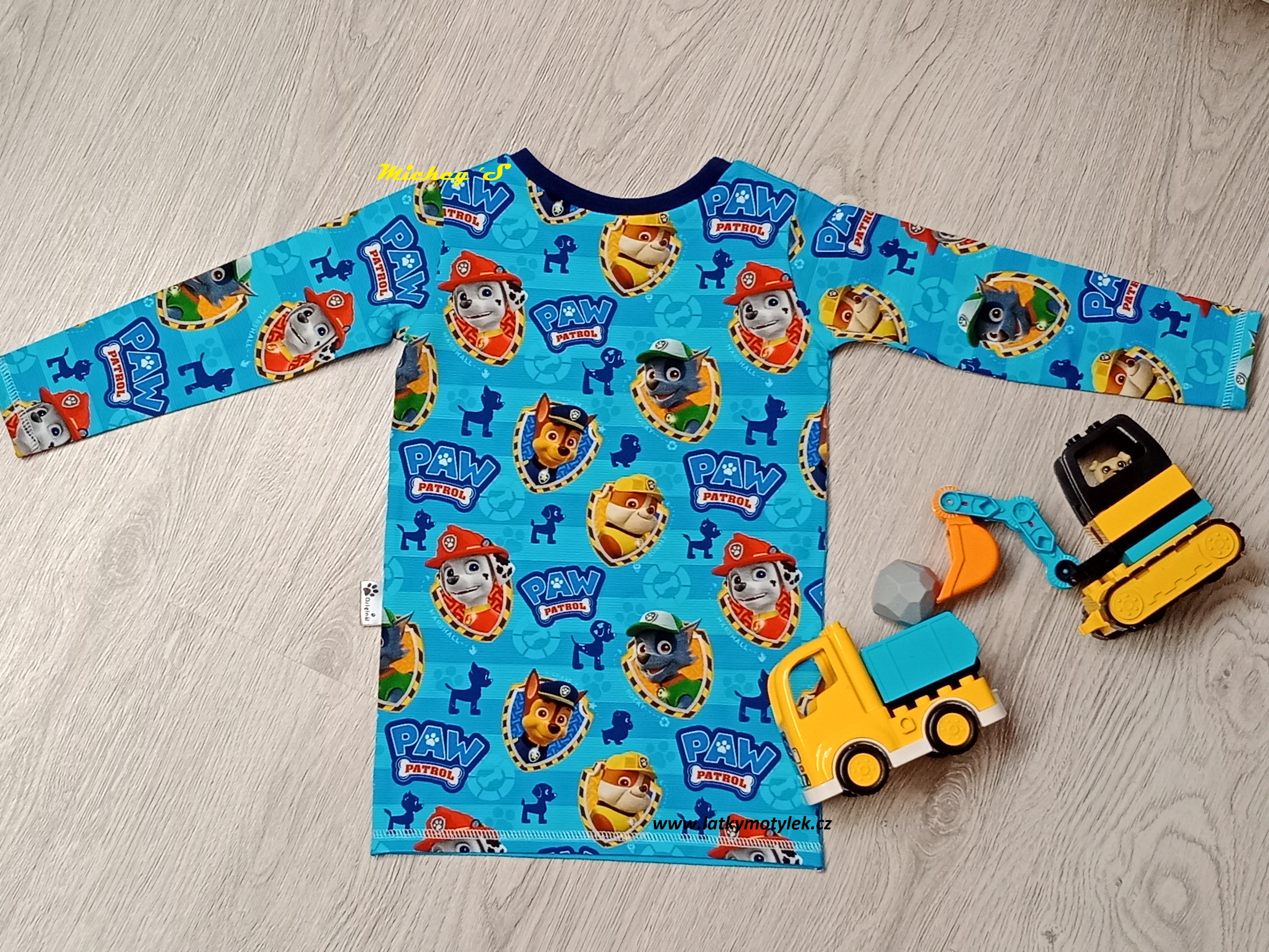 Úplet licenční - Tlapková Patrola ( Paw Patrol ) modrá - POSLEDNÍ KUS!