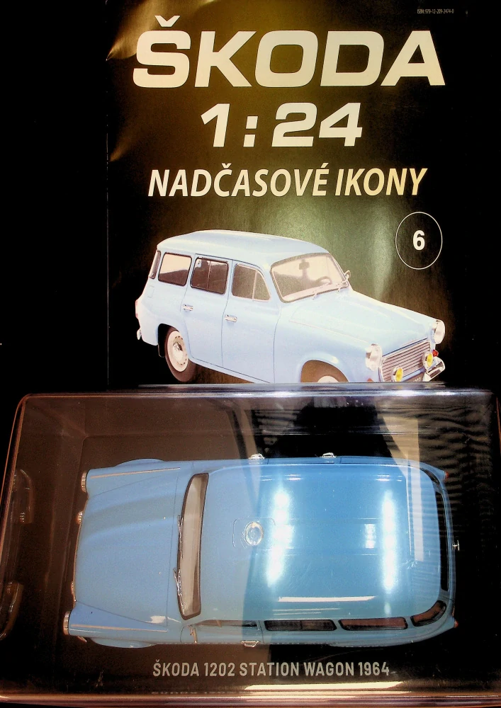 ŠKODA nadčasové ikony 1:24 - Škoda 1202 - č. 6