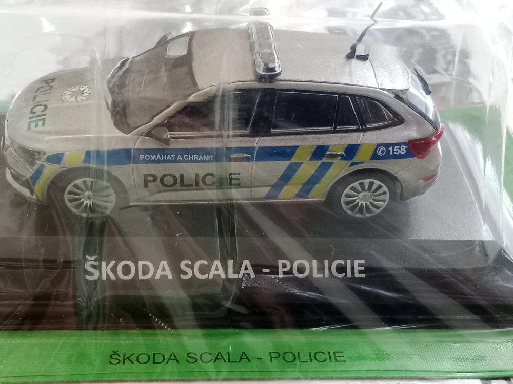 Kaleidoskop slavných vozů ŠKODA - Škoda Scala Policie 2021 - č. 139