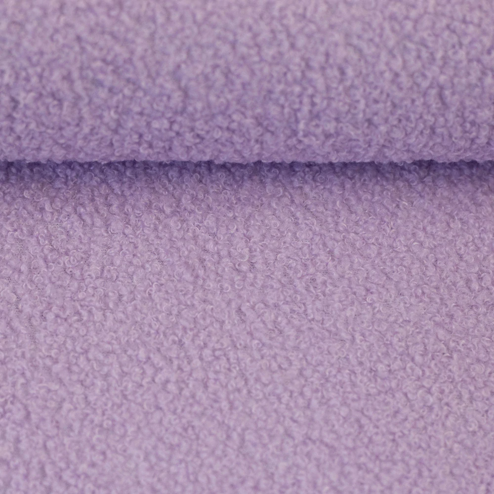Teddy-Boucle fleece - Levandule