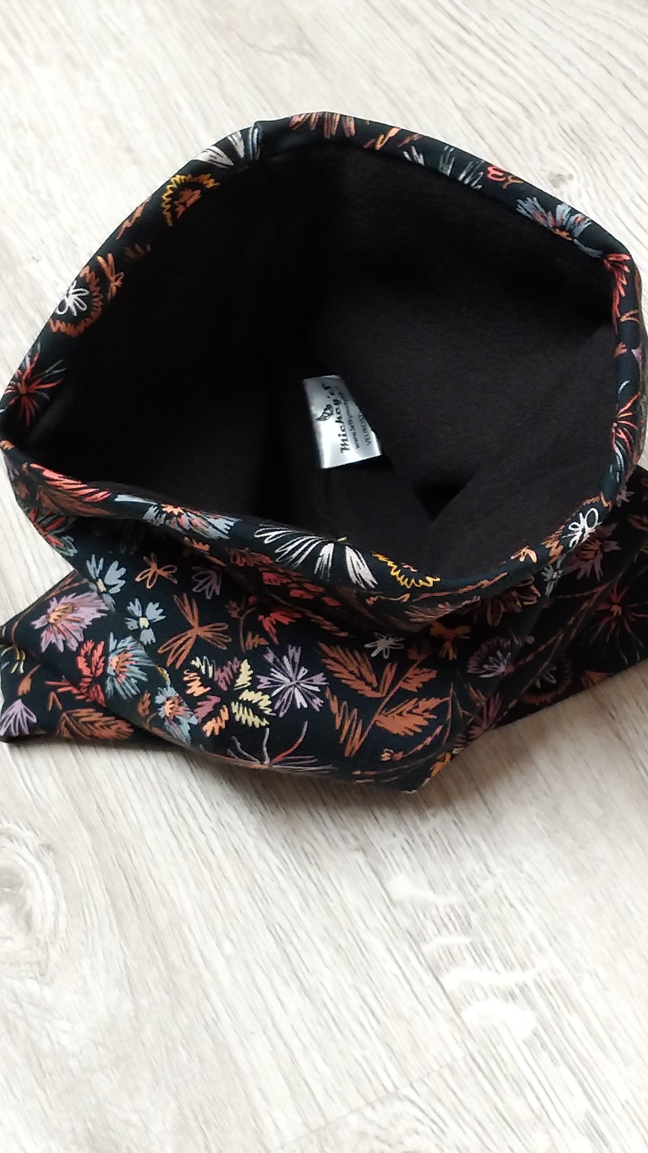 Micro polar fleece - Černá