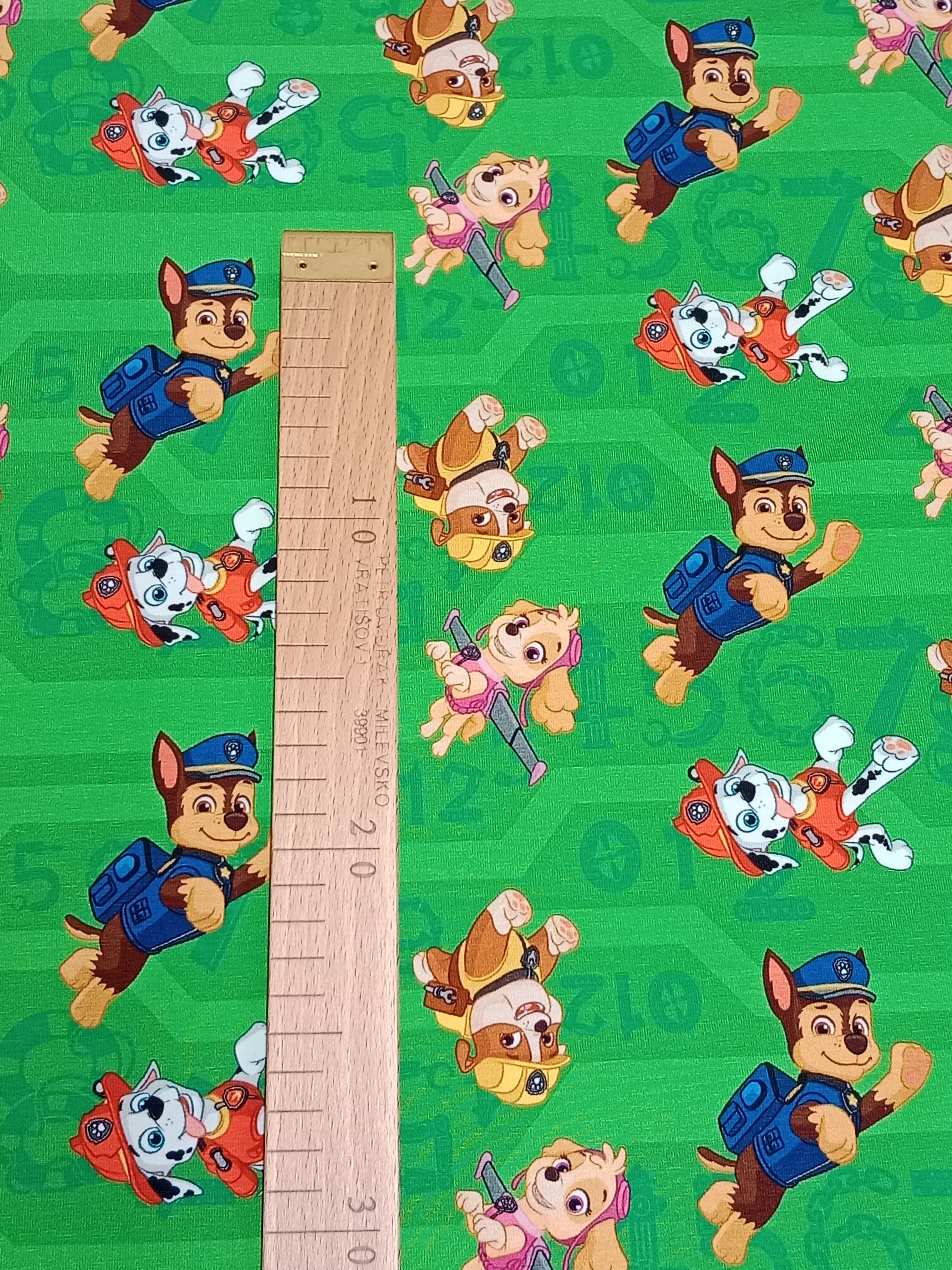 Úplet licenční - Tlapková Patrola ( Paw Patrol ) zelená