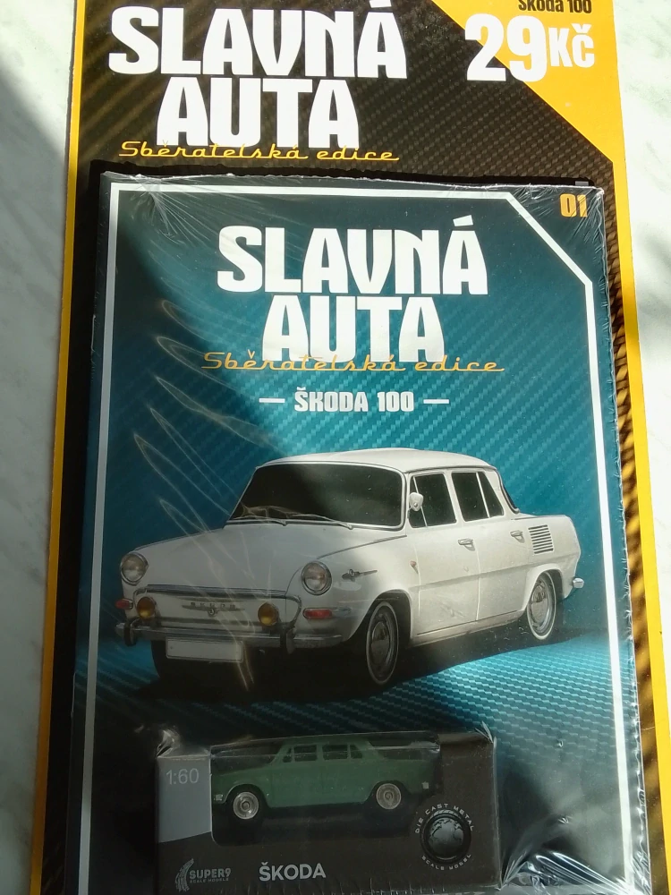 Slavná auta 1:60 - Škoda 100 - č. 1