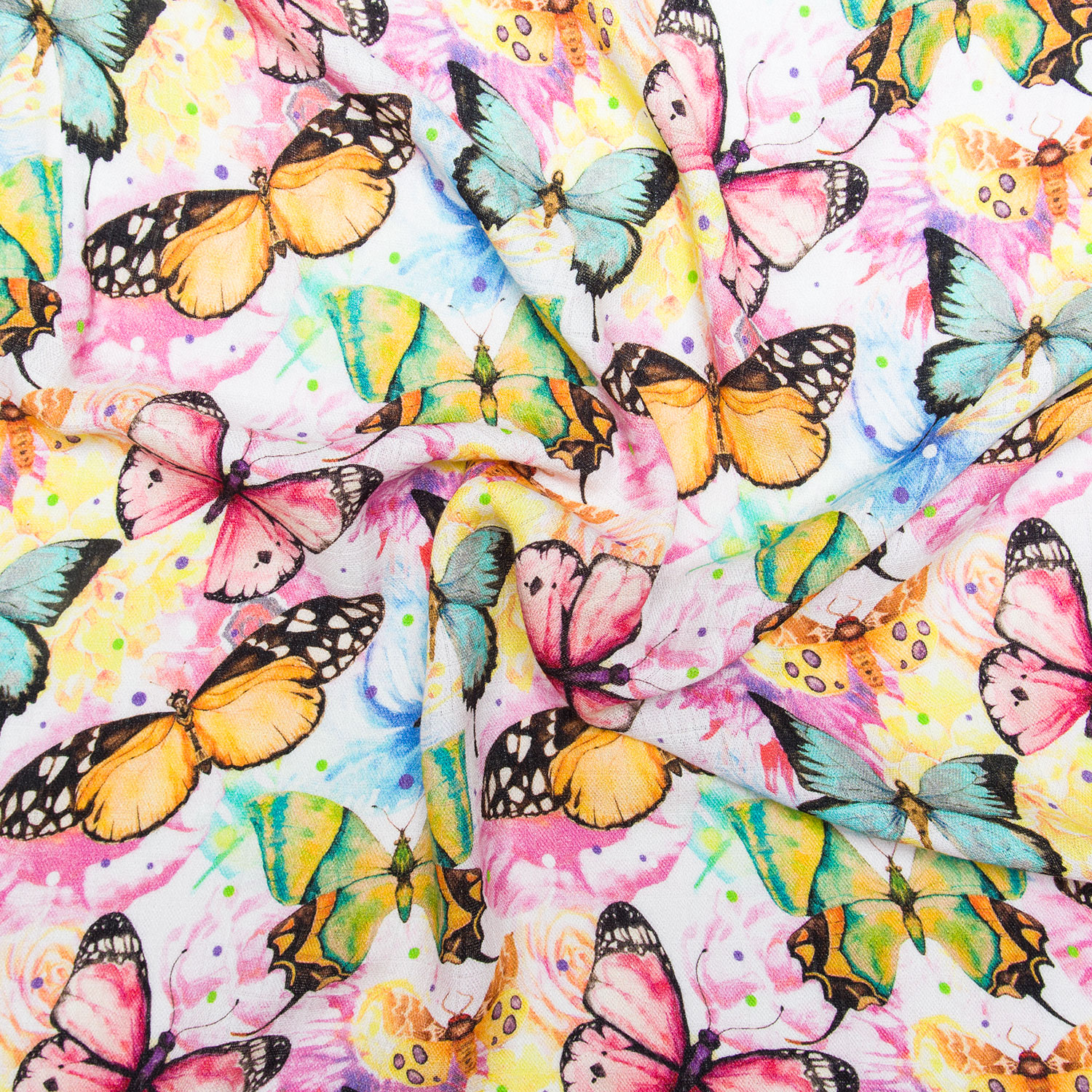 Bambusový mušelín Motýli