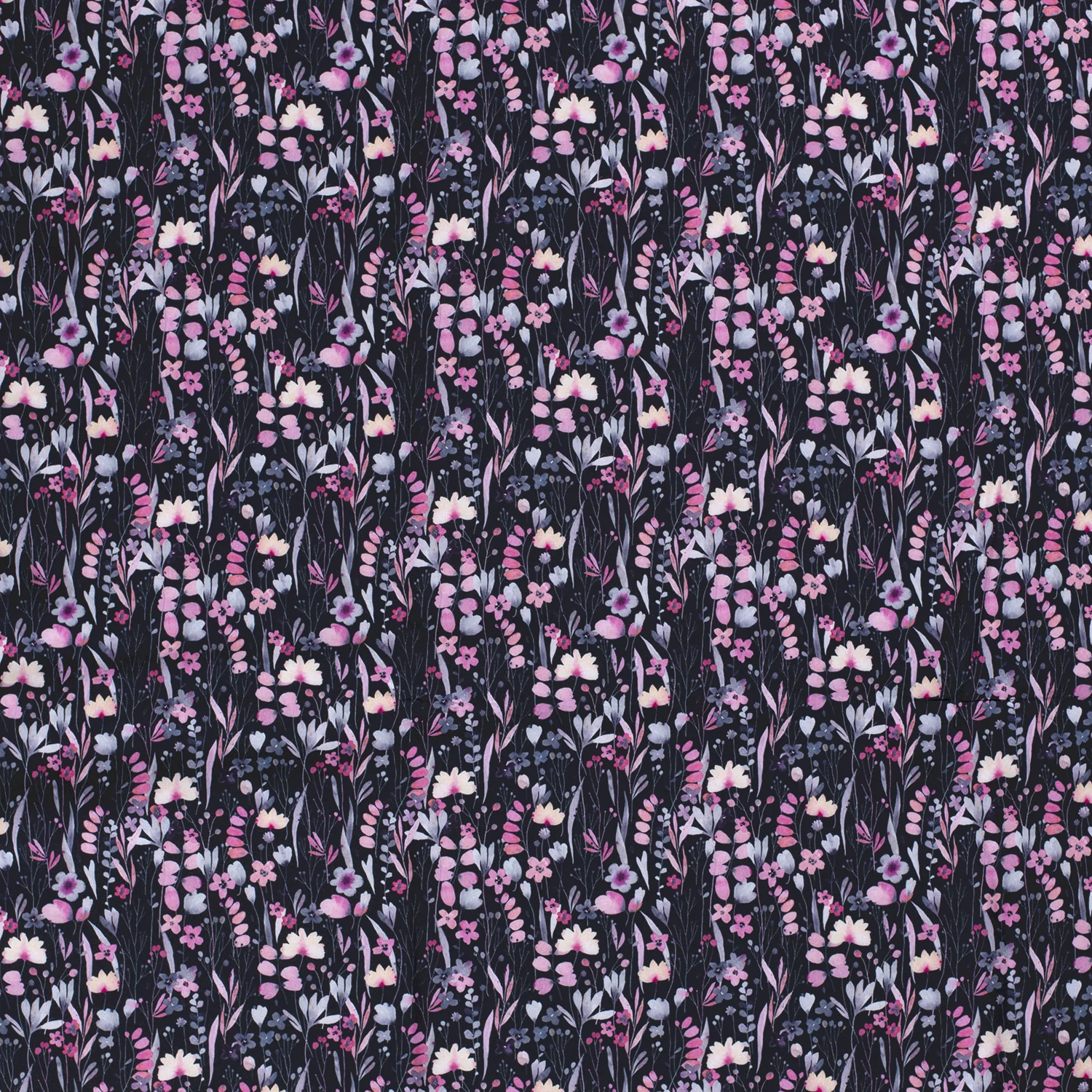 Softshell - Pastelové květy na tmavé