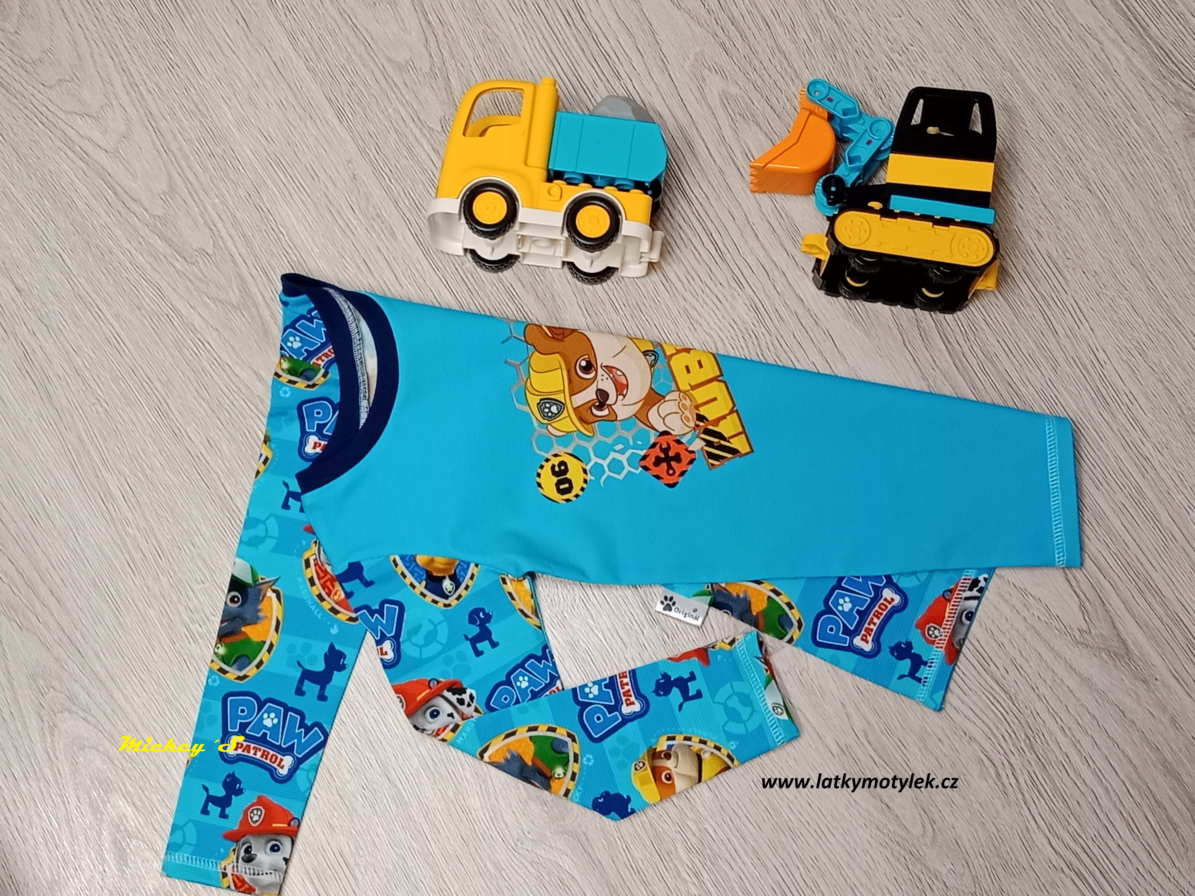 Úplet licenční - Tlapková Patrola ( Paw Patrol ) modrá - POSLEDNÍ KUS!