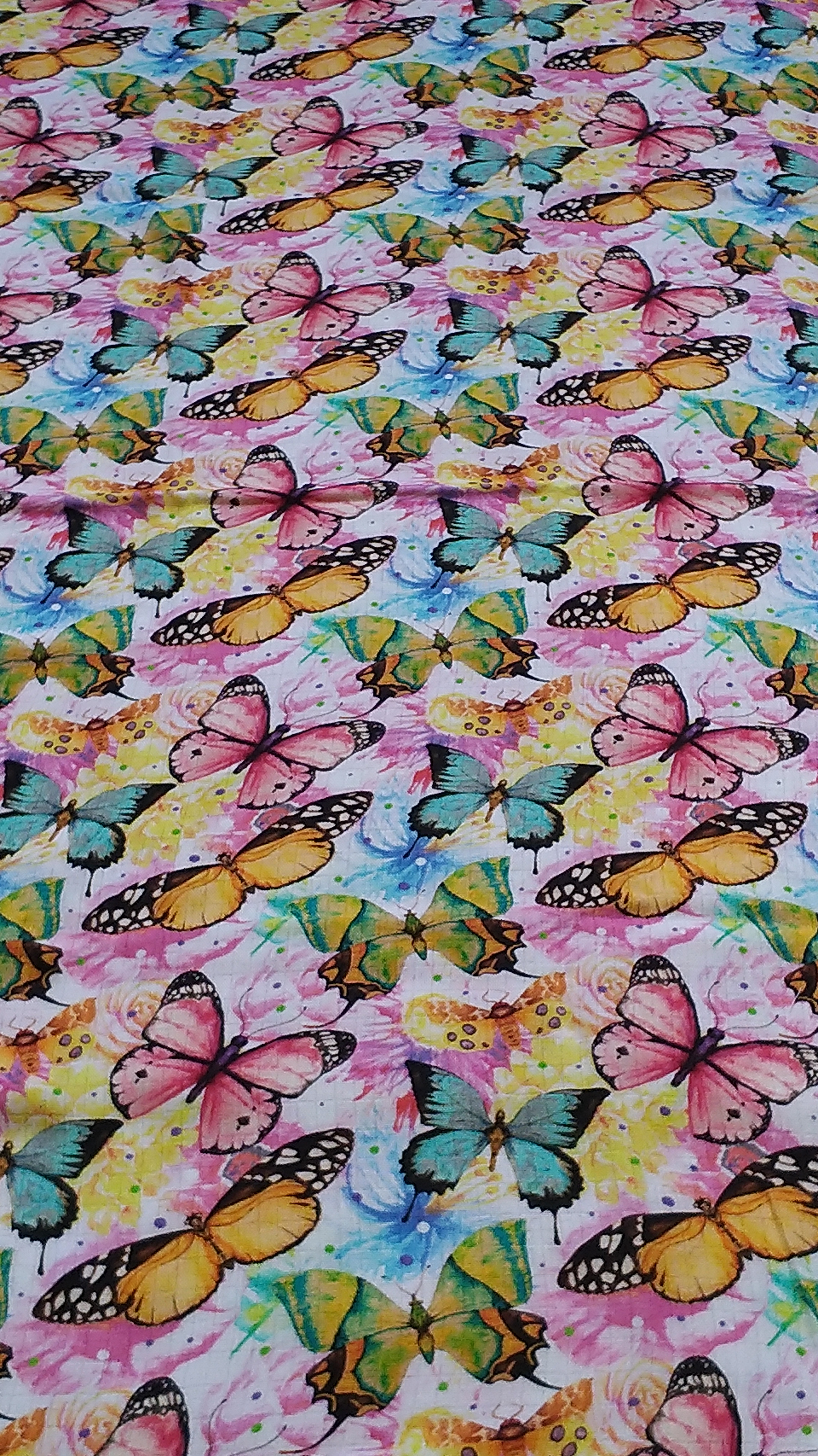 Bambusový mušelín Motýli