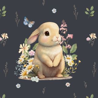 Panel teplákovina - Zajíček