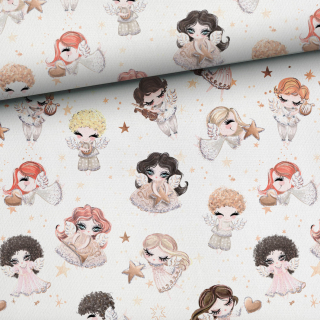 Bambusový mušelín Andílci