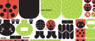 Panel na batoh - Beruška