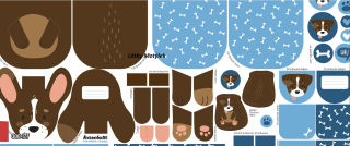 Panel na batoh - Pejsek