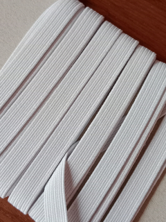 PRUŽENKA ELASTICKÁ LÍČKOVÁ - GUMA PRÁDLOVÁ 6,6 mm, bílá 5m