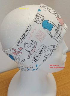 Čelenka oboustranná zateplená - výběr vzorů