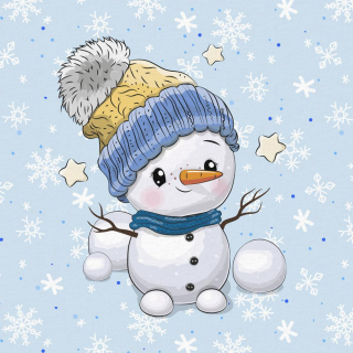 Panel teplákovina - Sněhulák