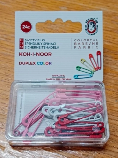 SPÍNACÍ ŠPENDLÍKY KOHINOOR BAREVNÉ