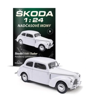 ŠKODA nadčasové ikony 1:24 - Škoda 1101 Tudor 1946 - č. 9