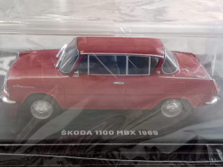 ŠKODA nadčasové ikony 1:24 - Škoda 1100 MBX 1969 - č. 14