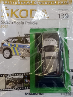 Kaleidoskop slavných vozů ŠKODA - Škoda Scala Policie 2021 - č. 139