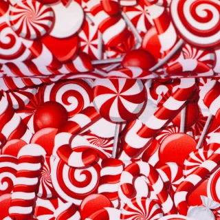 Počesaná teplákovina - Candy