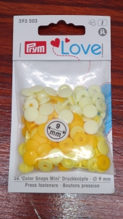 PATENTKY PRYM LOVE COLOR SNAPS MINI - 9mm, 36ks - Různé barvy