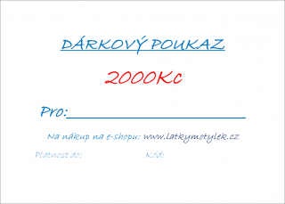 DÁRKOVÝ POUKAZ 2000Kč