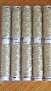 METALICKÁ NIT METALUX - ZLATÁ